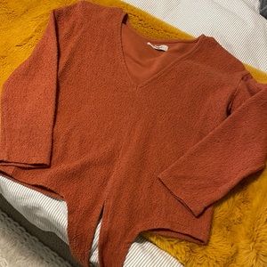 Madewell front-tie top